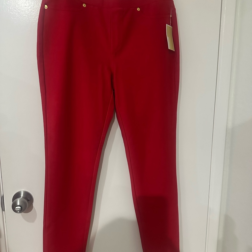 Mi Red Garment with Cream Tag